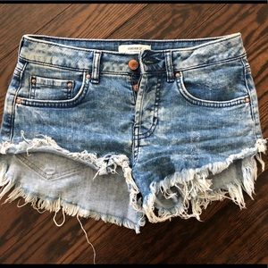 Forever 21 denim shorts